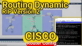 How to Configure RIP v2 Dynamic Routing on a Cisco Router | RIP Cisco Packet Tracer Tutorial