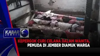 YOUNG MAN IN JEMBER CAUGHT STEALING WOMEN'S UNDERWEAR, ANGLED BY RESIDENTS | JEMBER NEWS