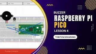 Raspberry Pi Pico Tutorial !! Menyalakan Buzzer Aktif dan Pasif menggunakan Transistor NPN || Part 4