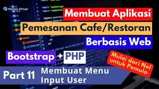 Creating a Web-Based Cafe Ordering Application Part 11 - Creating User Input Menu