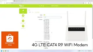 NEW! 4G LTE CAT4 R9 WiFi Modem SpeedTest and Dashboard/WebUI Preview