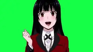 Kakegurui Anime Green Screen