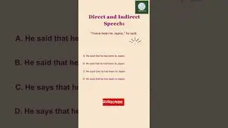 Direct and Indirect Speech Asked in SSC exams | Competitive exams  #learning #ssc #ssccgl #sscgd