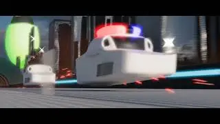 The Future Cop | Endless Engine project | Blender #animation #blender #endlessengines