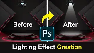 Lighting Effect Creation in Photoshop CC 2020 | Photoshop Tutorial