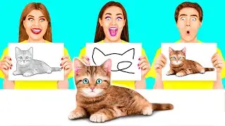 Quem a Desenha é Melhor Aceitar o Desafio Do Prémio | Batalha de Comidas por RaPaPa Challenge