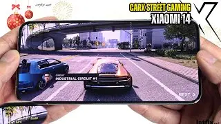 Xiaomi 14 CarX Street Gaming test | Snapdragon 8 Gen 3, 120Hz Display