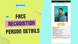 HawkEyes Person Details Face Detection APP #HEDML