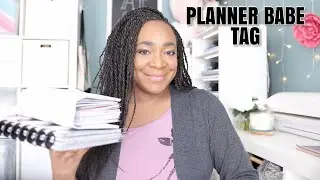 GET TO KNOW ME... Planner Babe Tag | At Home With Quita