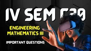 Engineering Mathematics III Important Questions | Diploma C20 EM III
