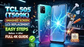 How to Replace TCL 505 (T509K) LCD Screen 4K Full