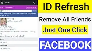 How to Remove all facebook friends in one click