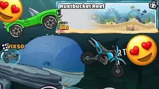 Unlocking Rustbucket Reef Adventure Map! | Hill Climb Racing 2