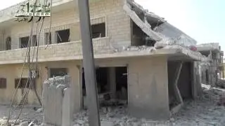 الدمار في مدينة مورك 23 2 2014