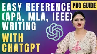 Easy References Writing with ChatGPT | Research Articles | @turningpoint15