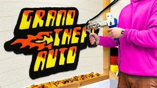 ASMR Rug Tufting | Grand Theft Auto Rug (Start To Finish)