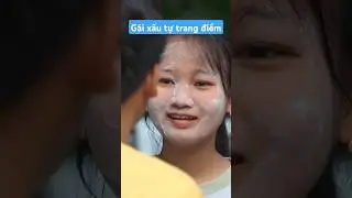 Suýt xỉu khi thấy con gái tự trang điểm #tonytv #teamtony #funny