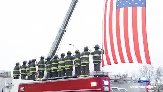 Dignified Transfer Of NYPD PO Diller
