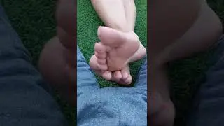 🔥(HOT) dirty feet plays with my d***
