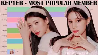 KEP1ER - MOST POPULAR MEMBER in WORLDWIDE