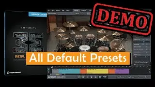 Toontrack Metal Machinery SDX All Drum Presets Demo