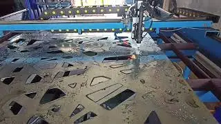 CNC Plasma Cutting of Contemporary Decorative Panel