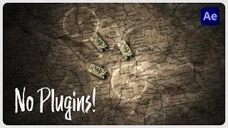 Animate a Map in Adobe After Effects (without Plugins)