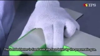 Video of TPS channel letter bending machine model TPS-S9710