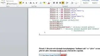 Java ile GUI Tasarımı