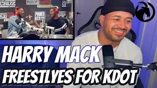 'This dude ACTUALLY Freestyles' !!! | HARRY MACK raps for KENDRICK LAMAR