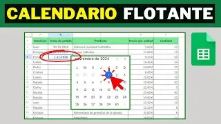 Insert a DROP-DOWN CALENDAR into a GOOGLE SHEETS cell