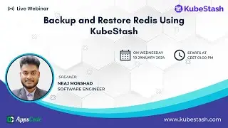Backup and Restore Redis using KubeStash