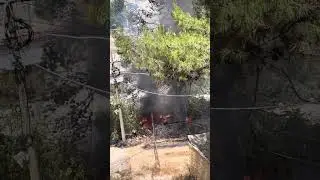 Albanian heat spirals out of control with flames bursting fire!