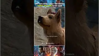 They must have a good time writing animal dialogues in this game
