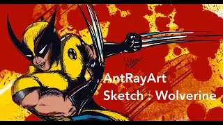 Sketch : Wolverine | Procreate | iPad Pro M1