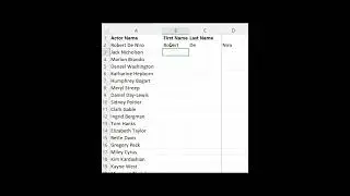 معادلة TextSplit لفصل الاسماء إلى عمودين في Office 365