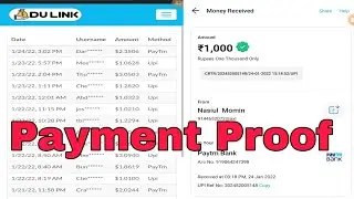 Payment Proof Of Dulink.in Trusted URL Shortener | Money Making Online With Telegram