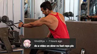 Slow reps build more muscle than fast reps? 💪🏽