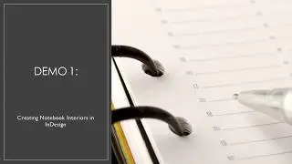 Low Content Books--Creating Notebook Page with InDesign