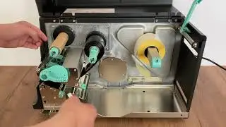 Godex EZ2250i: калибровка и установка медиа