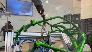 Kawasaki Robotics BA006L at Schweißen & Schneiden Germany 2023