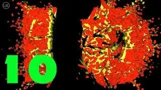 COUNTDOWN TIMER 10 sec CLOCK (        v 61 ) explosion part 2 - with sound effects + voice!