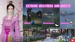 Extreme Weather of Moonlight Blade | Meteorite | Bamboo Shoot | Baby Fox | Snow Lotus | Snowman