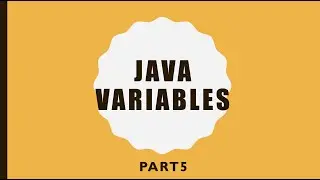 Learn Java variables/ Local variable/ Instance variable/ Static variable/ Part5 