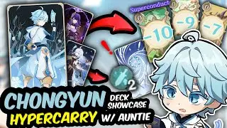 They didn't expect THIS! Chongyun Hypercarry Burst Deck Genshin TCG