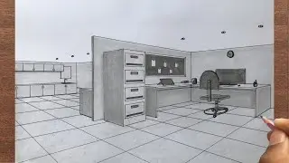 How to Draw a Room in 2 Point Perspective