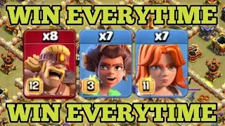 TH16 ROOT RIDER VALKYRIE WITH SUPER BARBARIAN ATTACK STRATEGY! BEST TH16 ATTACK STRATEGY IN COC