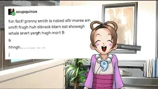 Pearl's Fun Fact About Apples | Ace Attorney Meme