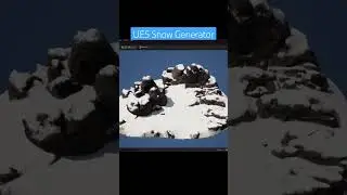 snow Generqtor in Unreal Engine 5! #ue5 #materials #unrealengine #environmentart