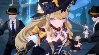 Navia and Clorinde Defend the Traveler Against the Gardemeks - Genshin Impact Cutscene